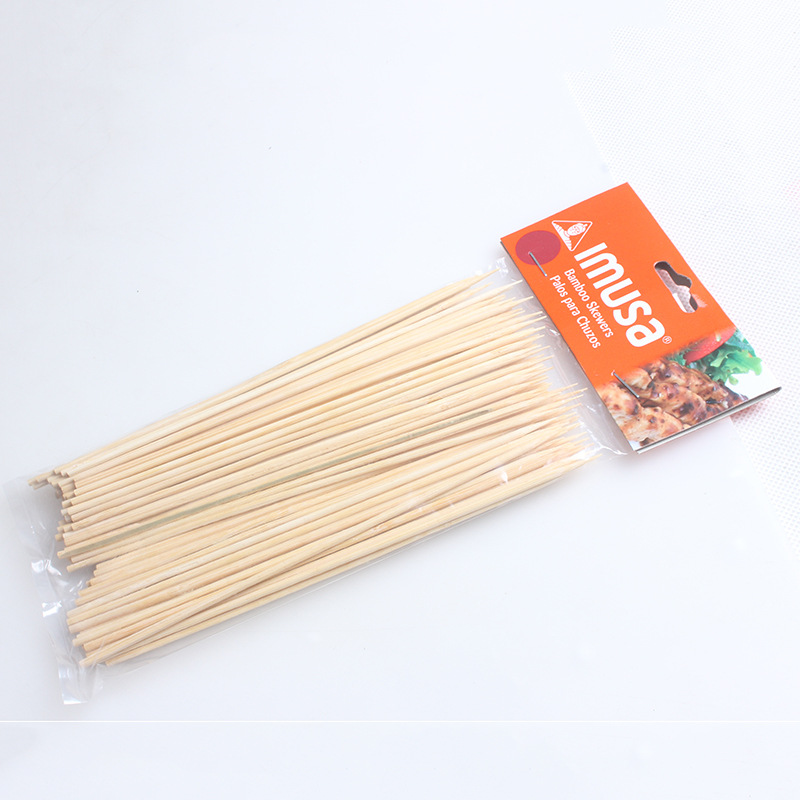 Directo de fábrica BARBACOA Barbacoa palo de algodón de azúcar palo de bambú desechable barbacoa pinchos barbacoa aguja barbacoa herramienta palo