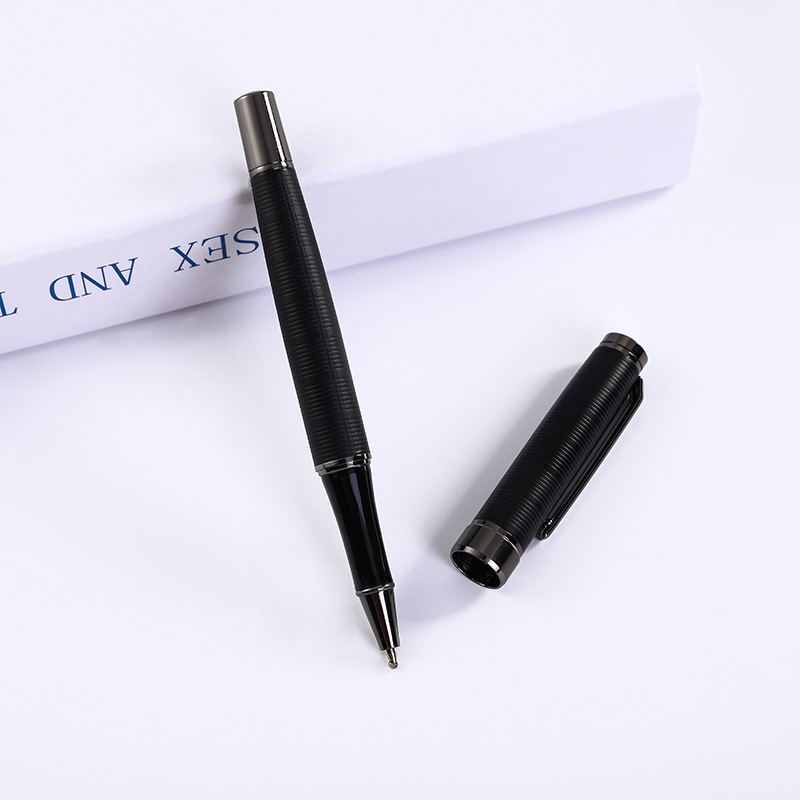 Pluma de firma de negocios negro suministro directo de fábrica pluma de firma de metal pluma de perla pluma táctil pluma de metal logotipo personalizado