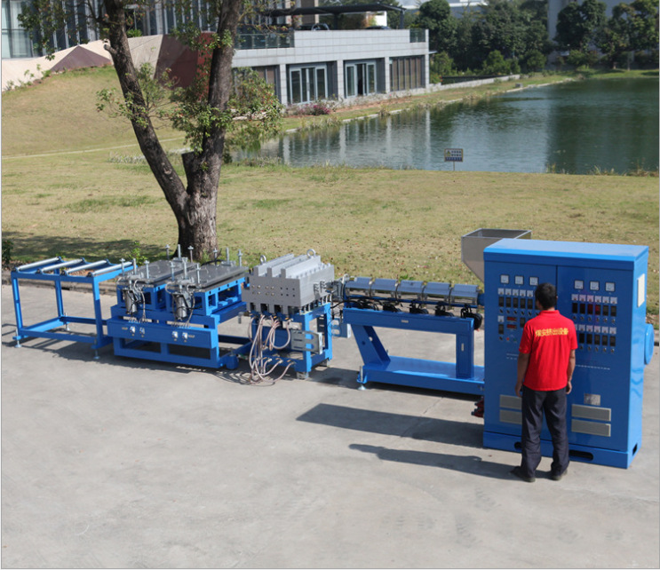 安富厂家PEABSPOM赛钢厚板押出机棒材挤出生产线PPS板材棒材