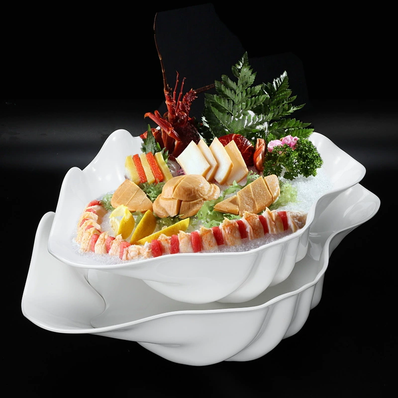 Рыбная ледяная плита японского стиля Cabinet Mineramine A5 Slim Sashimi Platform Pricer Pack Fish Salmon Salmon Falling Pack