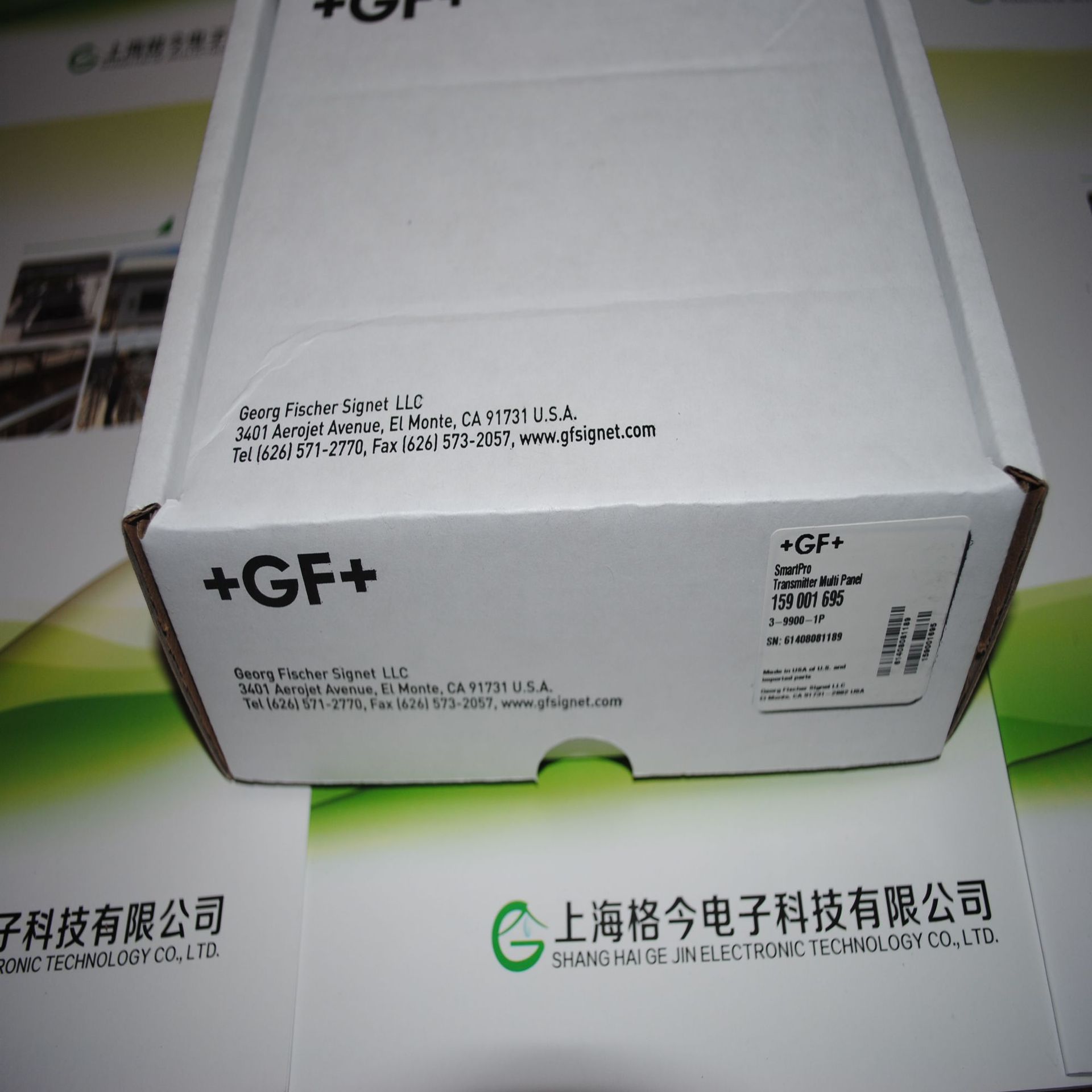 ProcessPro在线工业Signet一体式流量仪表+GF+4-20mA模拟信号输出