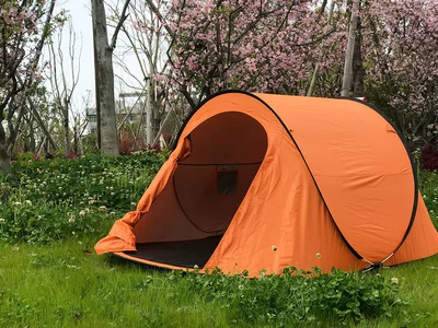 3-4 people camping thickened Çadırlar - blue-3-4-people