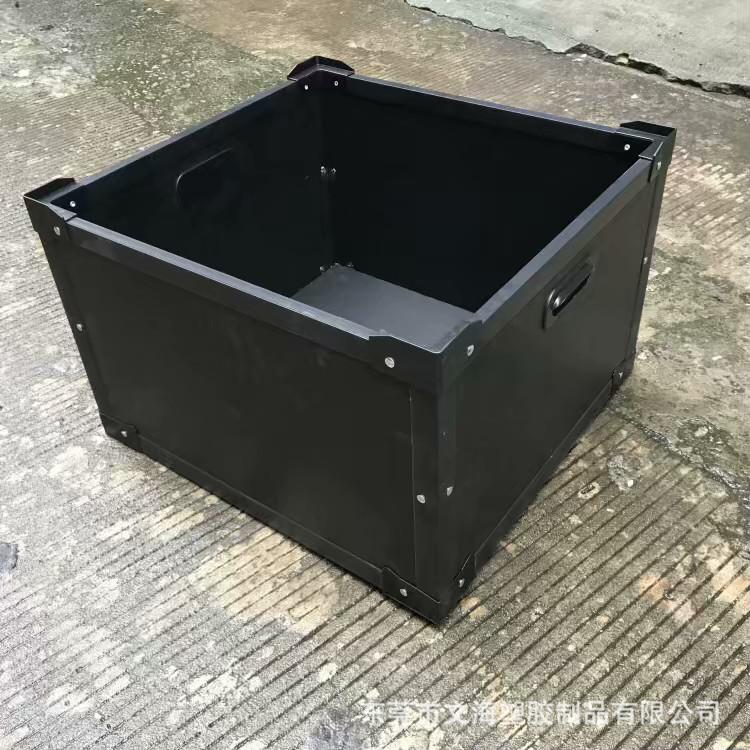 订做蜂巢板周转箱 pp塑料中空板周转箱纸箱式折叠包装箱骨架箱