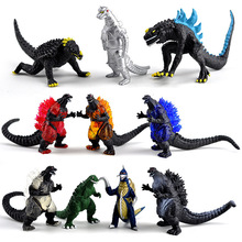 10款哥斯拉手办公仔 仿真恐龙 怪兽之王 咸蛋超人模型玩具摆件