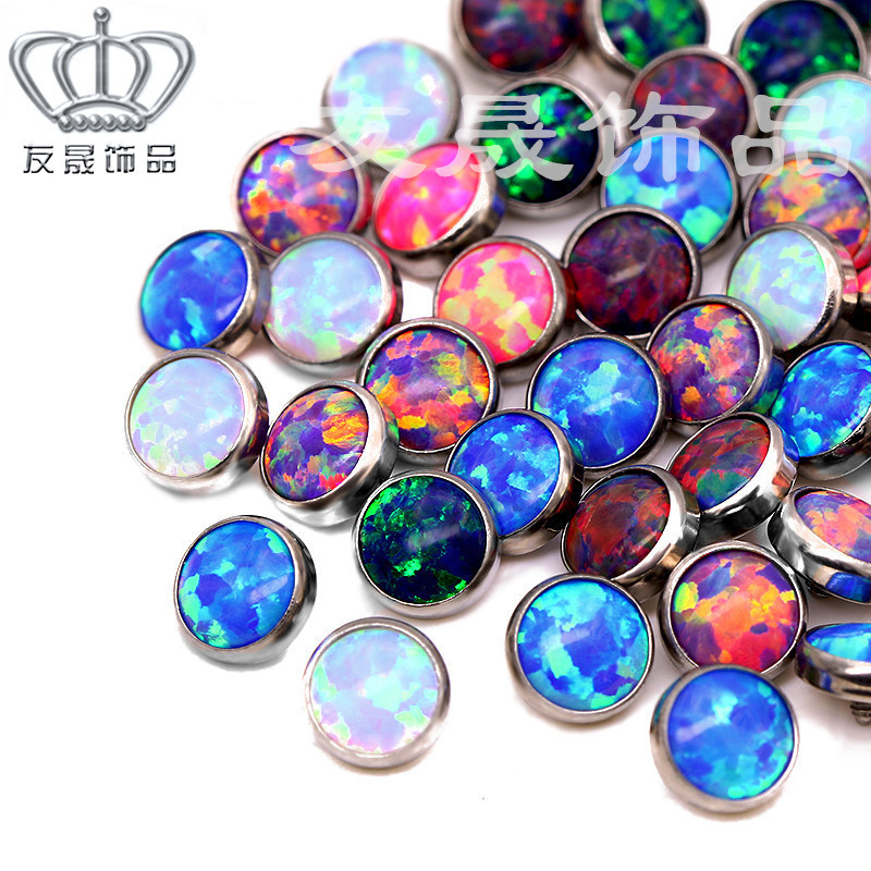友晟厂家G23钛合金埋钉盘澳宝欧泊穿刺饰品F136材质厂家直销-阿里巴巴