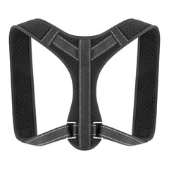 Cross-border wholesale posture correction belt with breathable design to prevent hunchback, clavicle correction, adjustable, reflective strip, for Amazon.