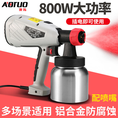 工厂无气喷涂枪 高压电动喷漆枪 家用装修喷枪 乳胶油漆喷枪110V|ru