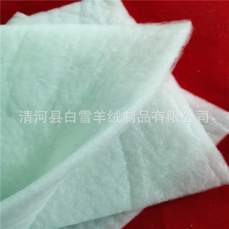 Wool cotton wadding filling coat liner interlayer cashmere quilt logo clothing cotton clothing filling factory supply