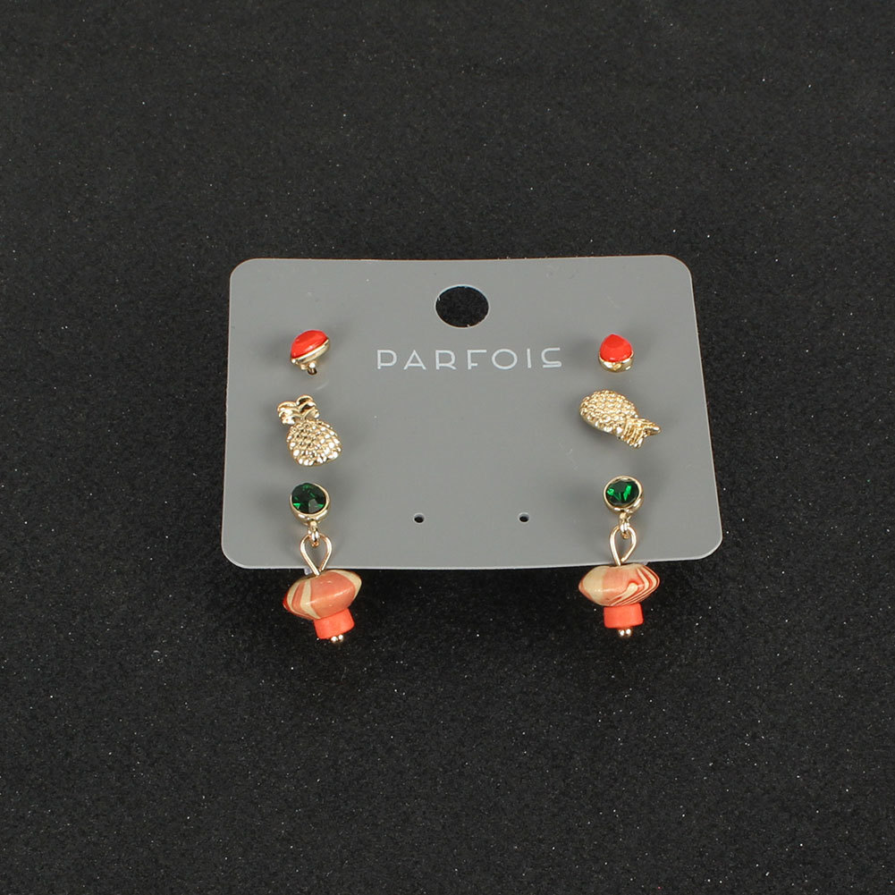 Fashion New Sweet Style Alloy Color Ladies Fashion Wild Earrings  Wholesale display picture 1