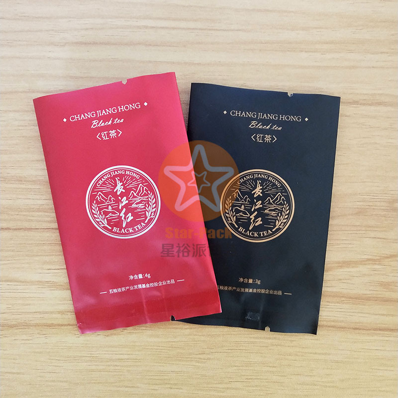 茶叶铝箔袋5克茶包中封风琴袋纯铝复合茶叶袋出口级出口级包装