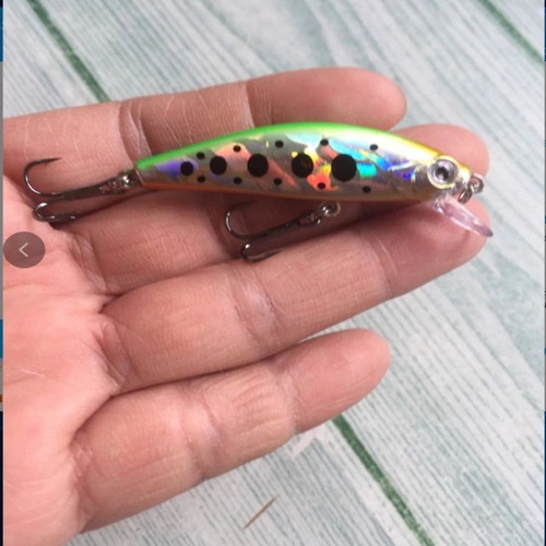 Luya bait submersible Xiaomino 50mm 6.5g Spanish mackerel, perch and other specially designed to kill fake bait ultra-long throw freshwater electroplating