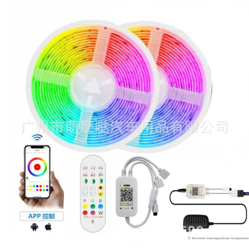 Светодиодная лента LED SMD5050 RGB, 30 светодиодов/м, водозащита и управление Wi‑Fi