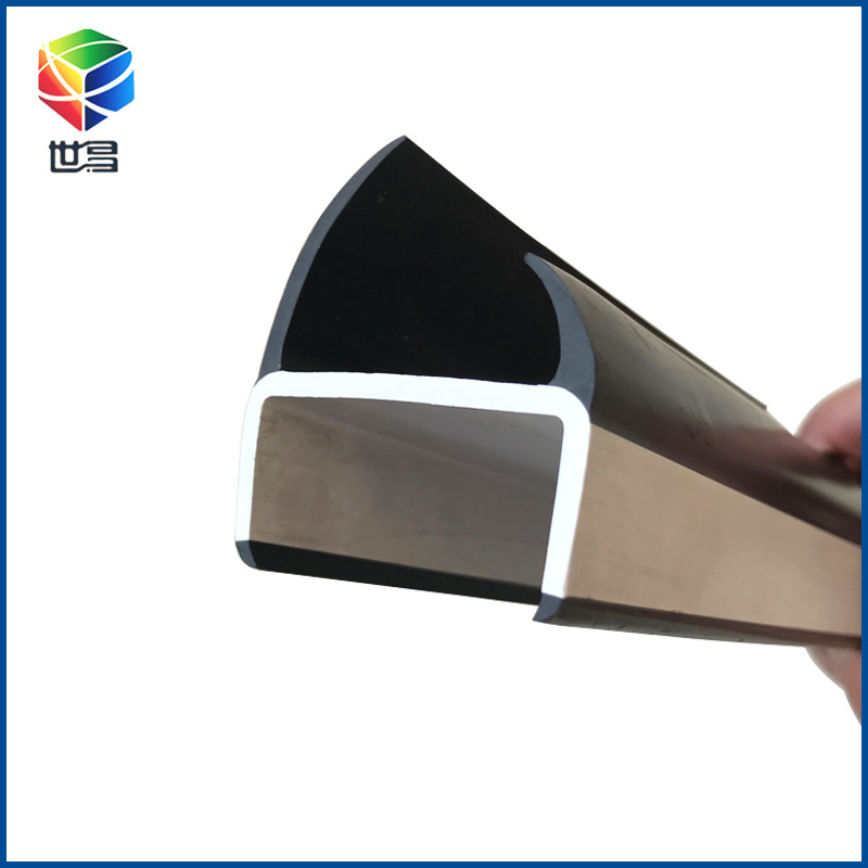 H型集装箱密封条  厢式货车PVC软硬复合门封条 工字型黑白条