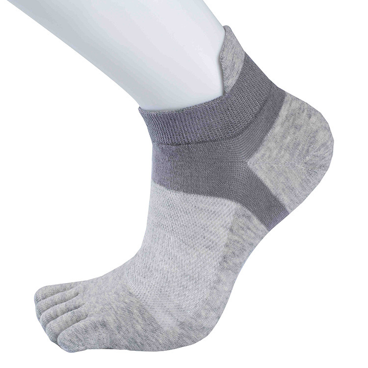 Five -finger men's socks sports models gray gray