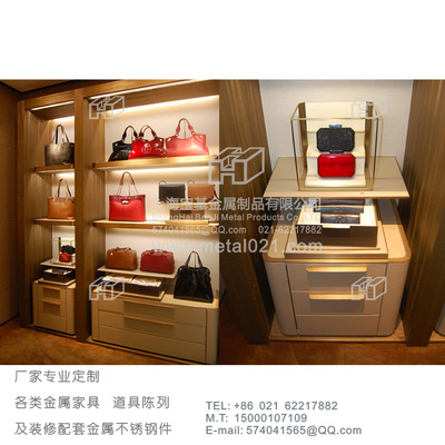 服裝店中島流水台 櫥窗展示桌 女裝模特道具高低組合 鞋包展示台