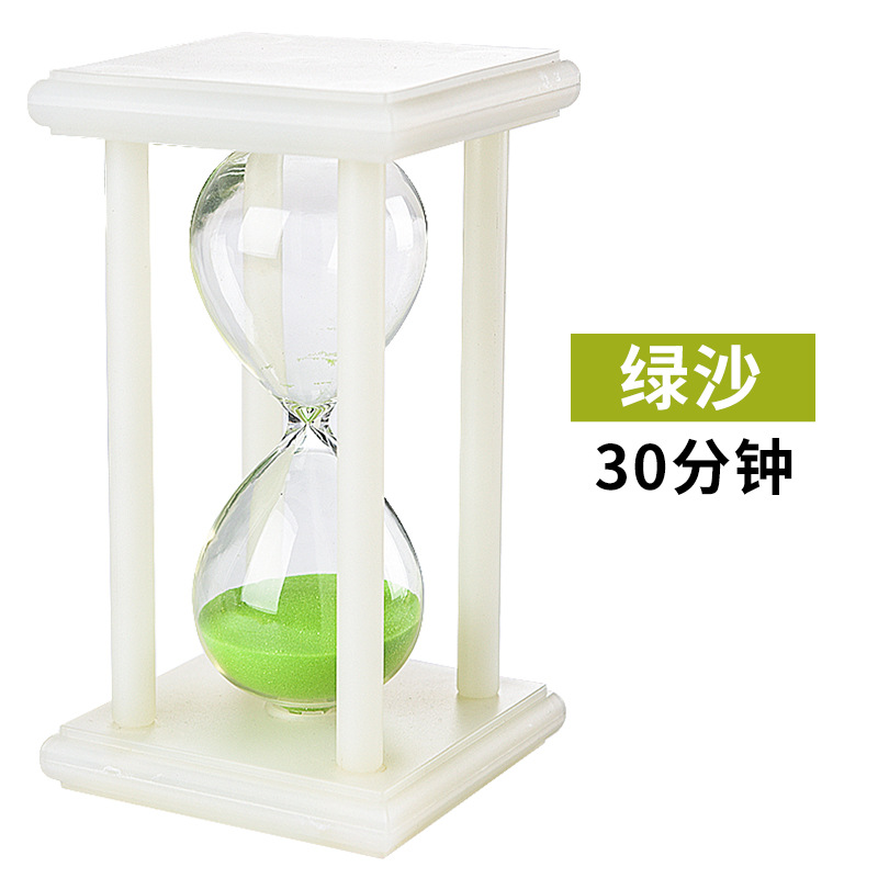 Suministro directo de fábrica temporizador de reloj de arena 3/30 minutos Reloj de arena luminoso resistente a la gota de los niños