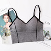 Retro sports vest, 0 litre, upgraded version, beautiful back, lifting effect, loose fit, backless