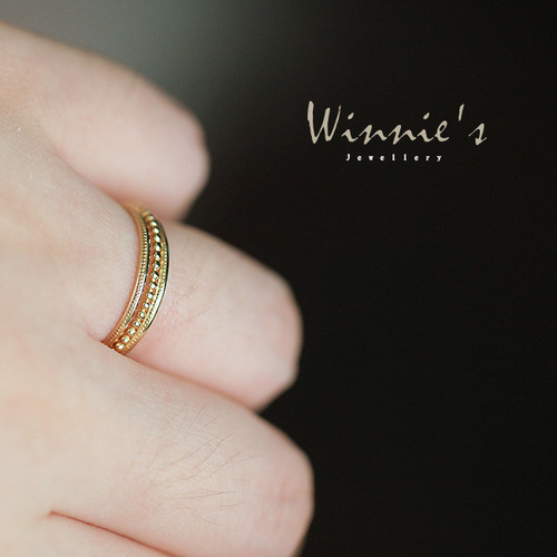 wish hot sale 925 sterling silver plated with 14k gold manufacturer wholesale foreign trade style very simple basic style stacking ring