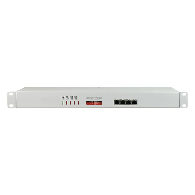 Преобразователь Ethernet 8E1 to 4 Road протокол 19 дюймов 10/100М адаптивный конвертер RJ45 на 75 евро