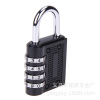 Black zinc alloy password lock large 4 -digit 4 -digit anti -theft gym locker door password hanging lock