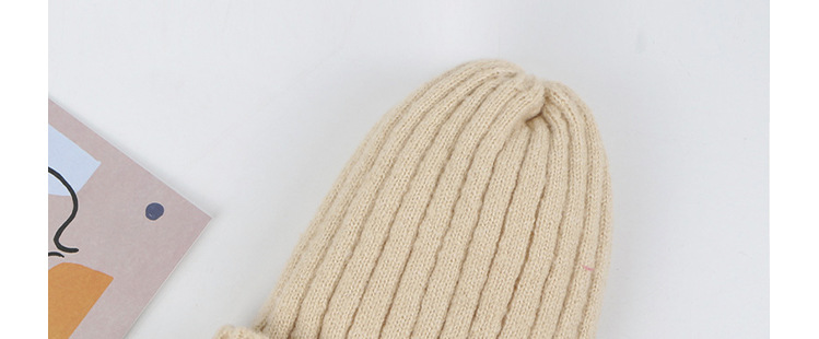 Retro solid color plus fluffy woolen hat  NSTQ34758