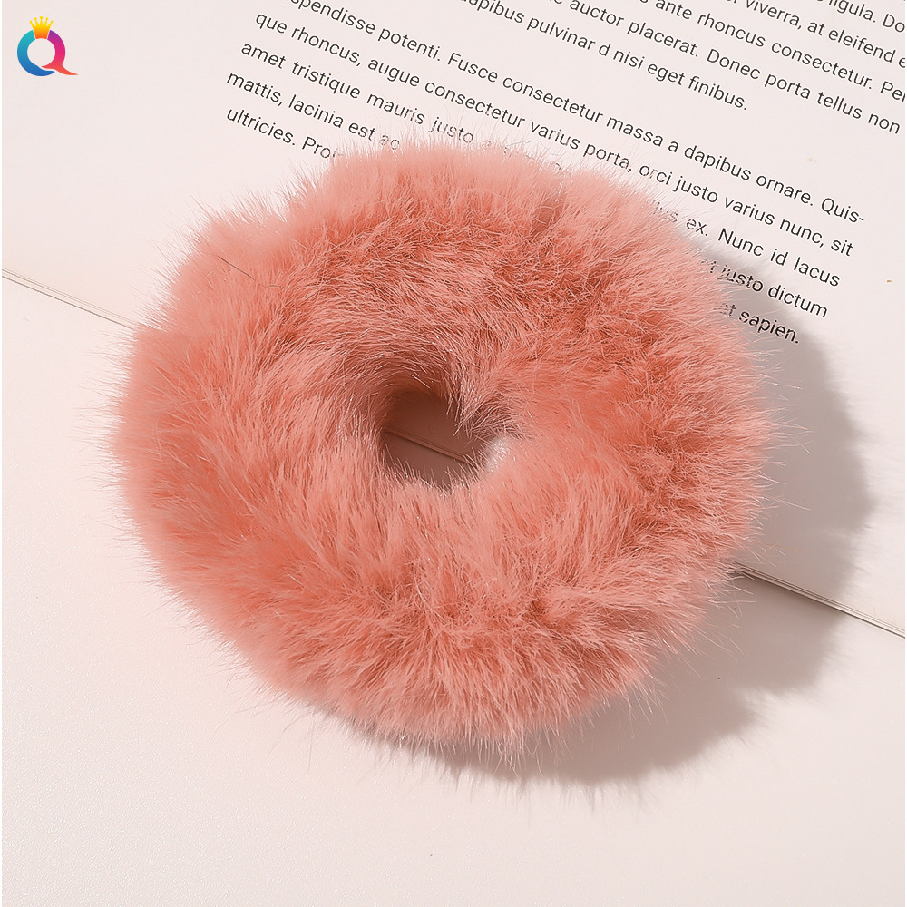 Soft Imitation Rabbit Fur Hair Rope display picture 12