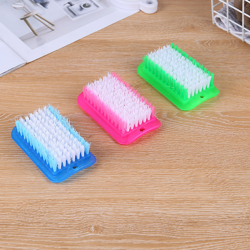 Multifunctional laundry brush, clothes brush, two-in-one household soft-bristled household plastic cleaning brush, shoe brush and board brush