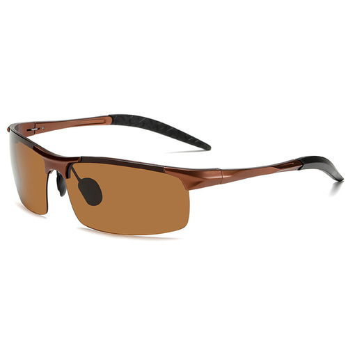 8177 Fishing Polarized Photochromic Aluminum Magnesium Sunglasses Original Manufacturer Day and Night Dual-Use Driving Cycling Goggles