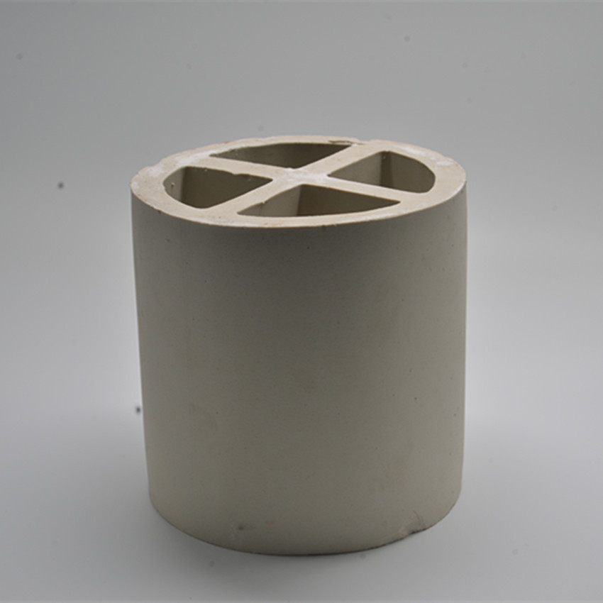 厂家生产各种规格阶梯环填料十字隔板环 陶瓷散堆填料