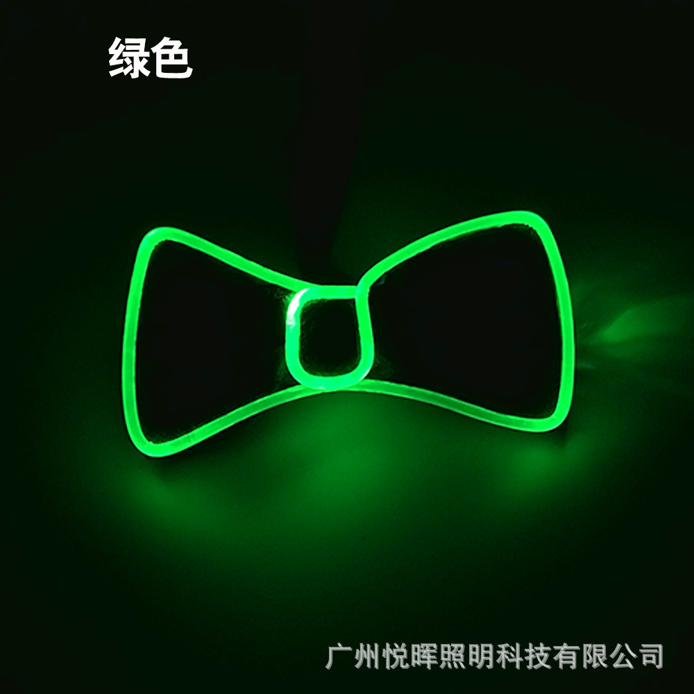 Nuevo LED luminoso pajarita 5V danza de la boda del partido creativo flash pajarita bar discoteca rendimiento Accesorios luminosos