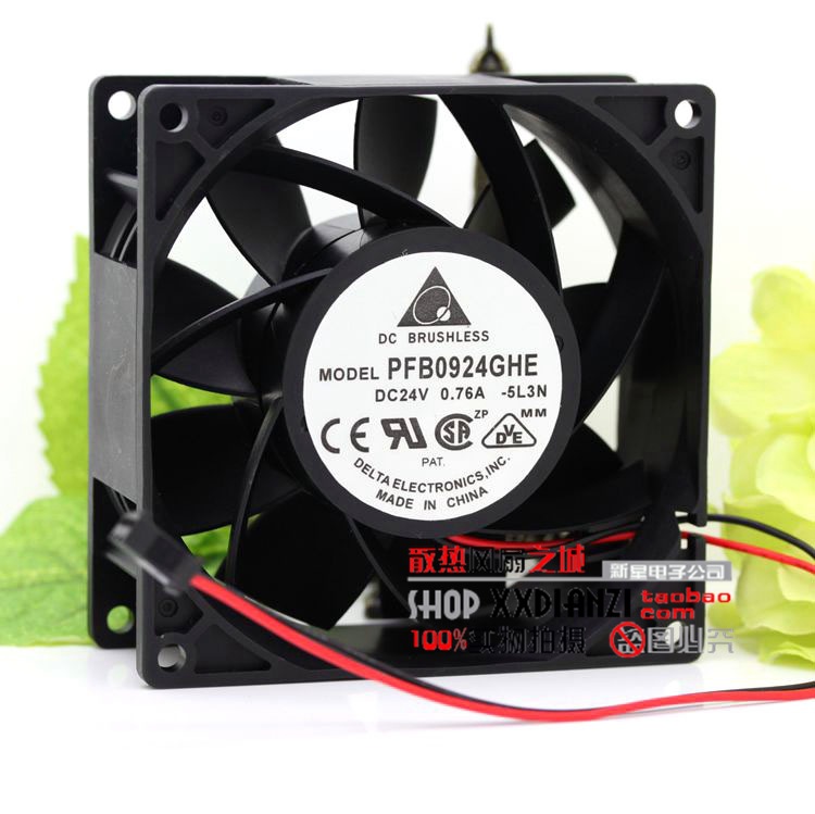 原装台达DELTA PFB0924GHE 24V 0.76A 9238 9CM 变频器散热风扇