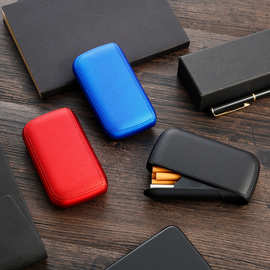 HD608智能新点烟时代亨达烟盒USB充电便捷电热丝点粗细烟两用LOGO