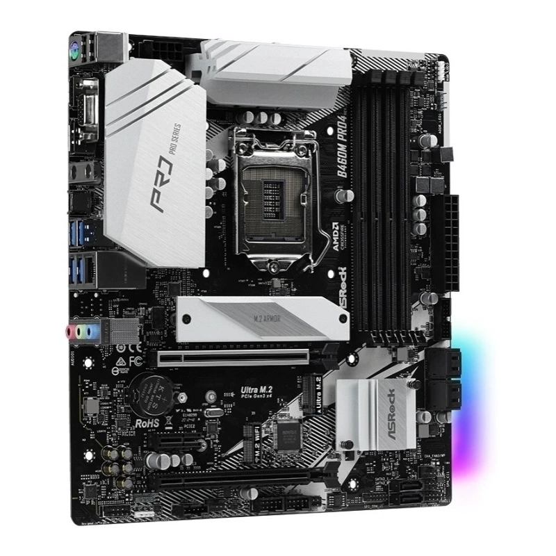 Материнская плата ASROCK Hua Engine B460 Pro4, сокет 1200, поддержка процессоров 10-го поколения