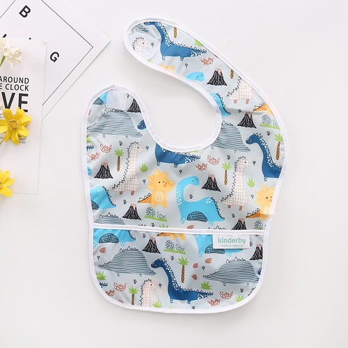 Factory Wholesale 2020 New Waterproof Apron Bib Handkerchief Children's Cover-up Shirt Washable Bib
