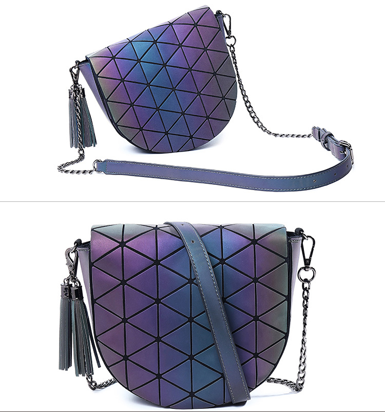 Borsa a tracolla donna a sella geometrica alla moda_voghion.com