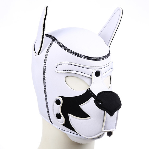 Factory store sex toy props headgear dog head nostril foxhound mask mask removable play toy