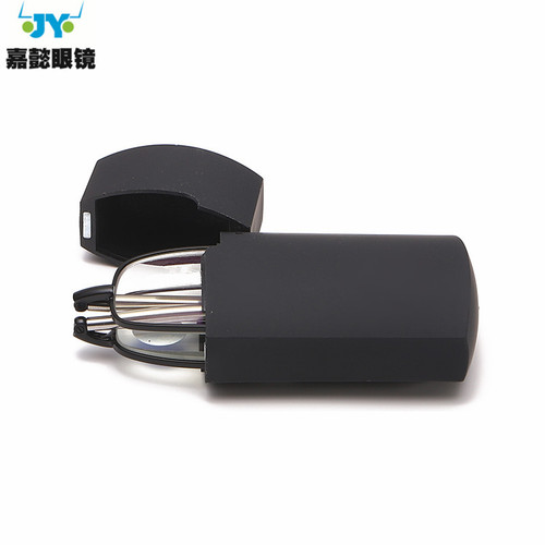 Dropshipping cross-border hot style exquisite reading glasses, compact lighter box, anti-blue light antenna, folding reading glasses