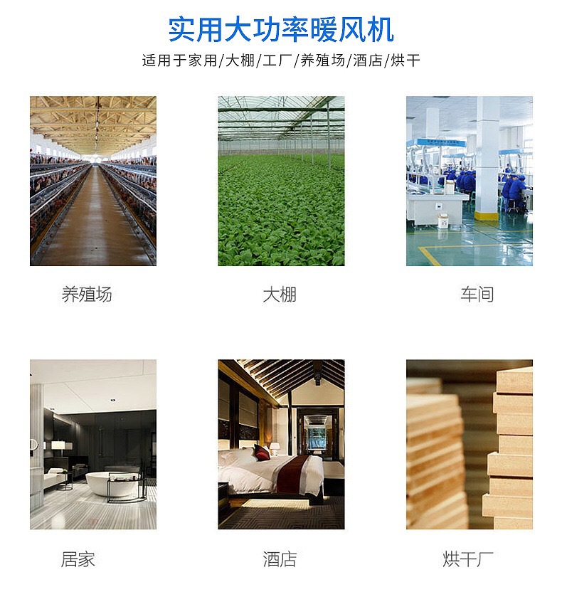 跨境欧标3KW220V陶瓷PTC暖风机方型家用办公室省电取暖器热风机可定制详情图7