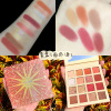 Eyeshadow palette, matte waterproof nail sequins, fruit oil, 16 colors