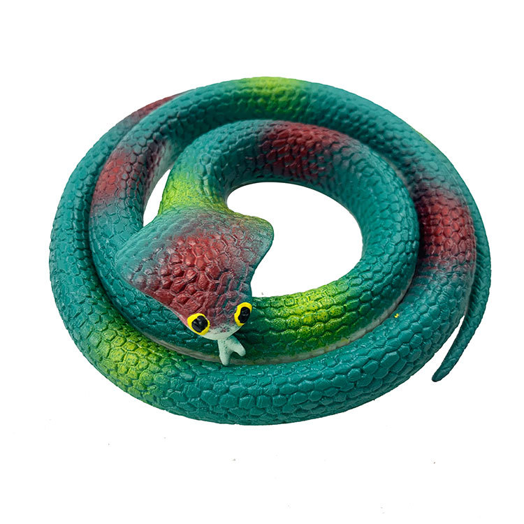 整蛊玩具 软胶眼镜蛇玩具蛇 70厘米仿真发泄橡胶蛇地摊货源批发