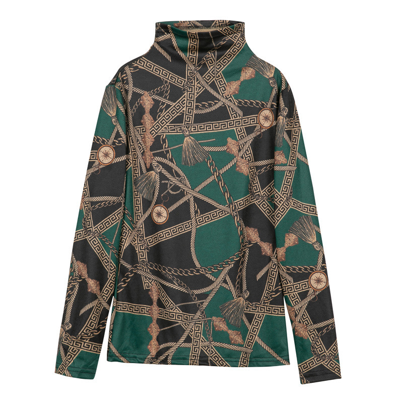 2020年秋冬新款高領打底衫女修身韓版顯瘦長袖小衫