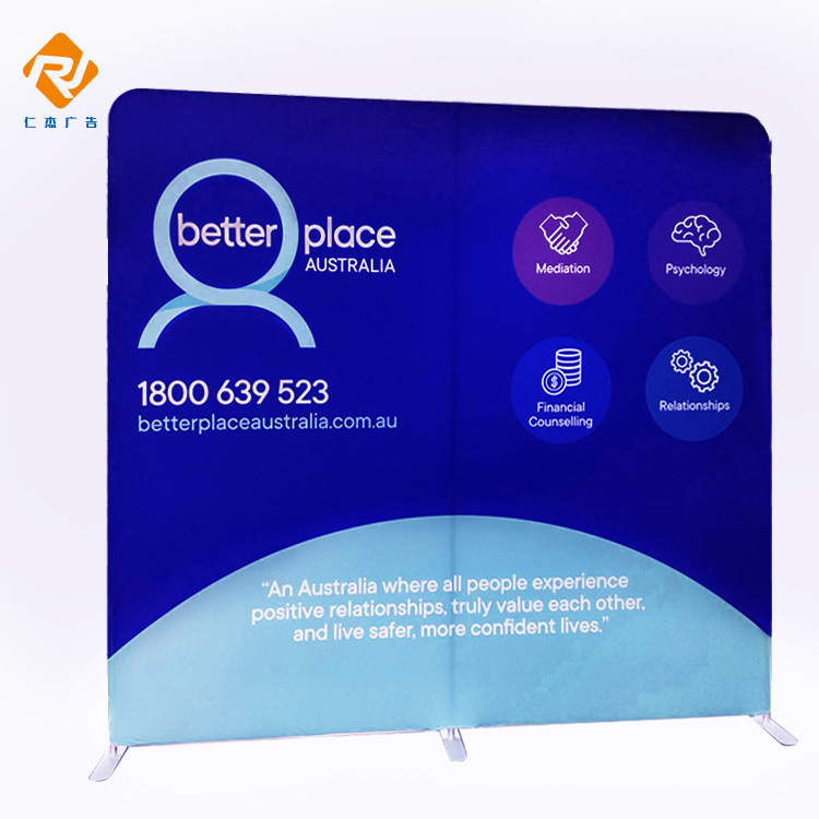 3*3m铝合金方管折叠拉网3*4格户外广告展示架快速安装折叠可折叠