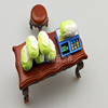Manufacturers Spot 1;12 Miniature Dollhouse re-ment  Play house Toys Fruits and vegetables simulation Mini Chinese cabbage radish