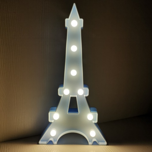 LED埃菲尔铁塔造型灯亚马逊跨境彩灯ins房间酒吧装饰灯外贸