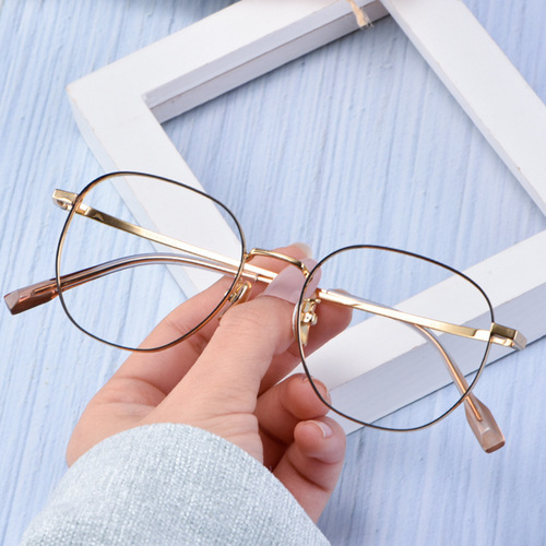 混批T3929全框复古近视眼镜框男女超轻纯钛眼镜架可配度数光学架