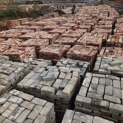 供应老砖切片旧砖条 青面砖 灰条砖 红砖贴片老砖皮旧砖