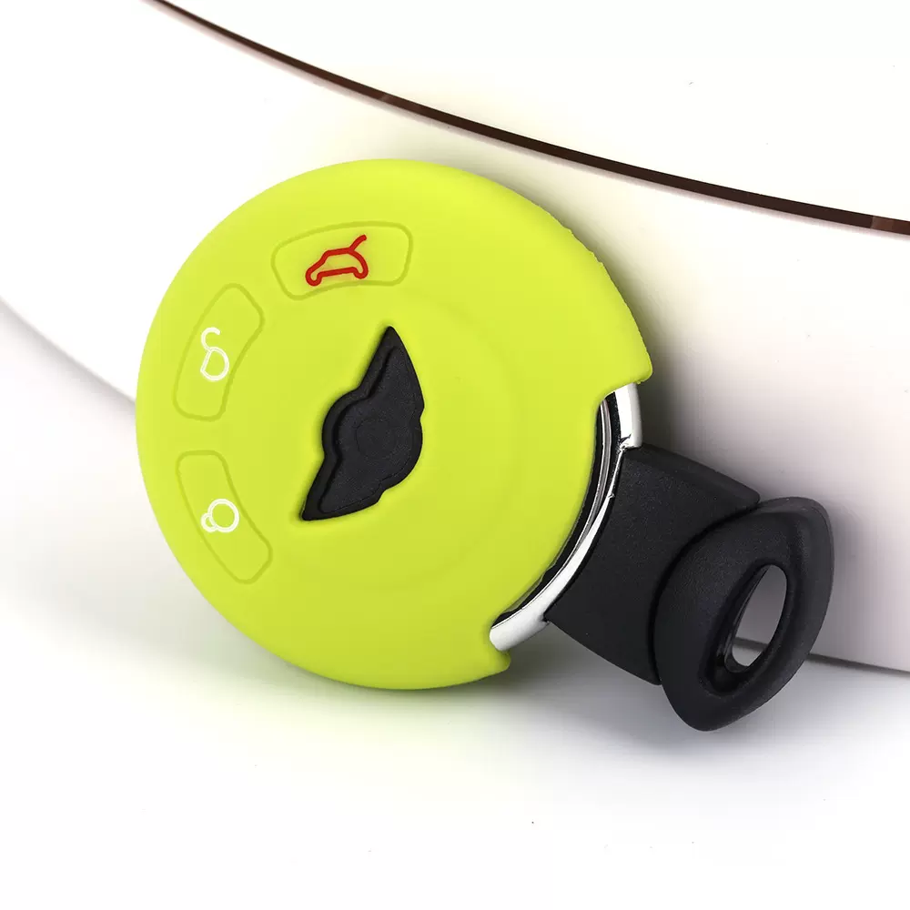 适用宝马迷你mini cooper钥匙壳智能3键遥控器包汽车用硅胶保护套