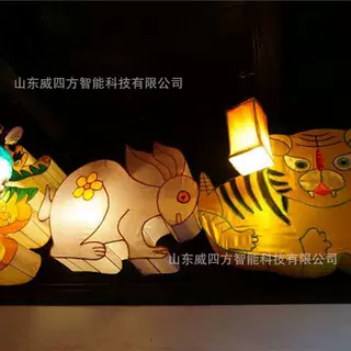 2021春节新款大型传统花灯会展览 牛年led彩灯造型灯厂家来图定制