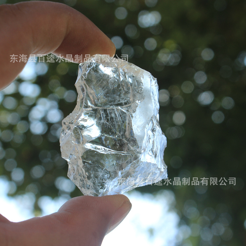 天然白水晶原石大顆粒碎石 香薰擴香石原礦物標本擺件批發