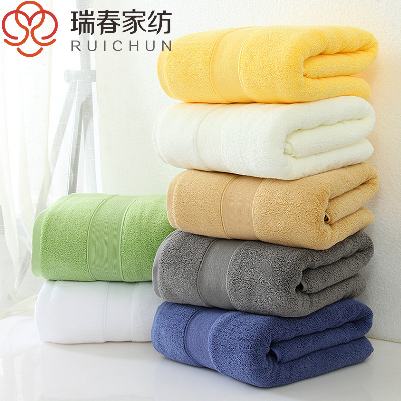 Pure cotton bath towels for adults, thic...